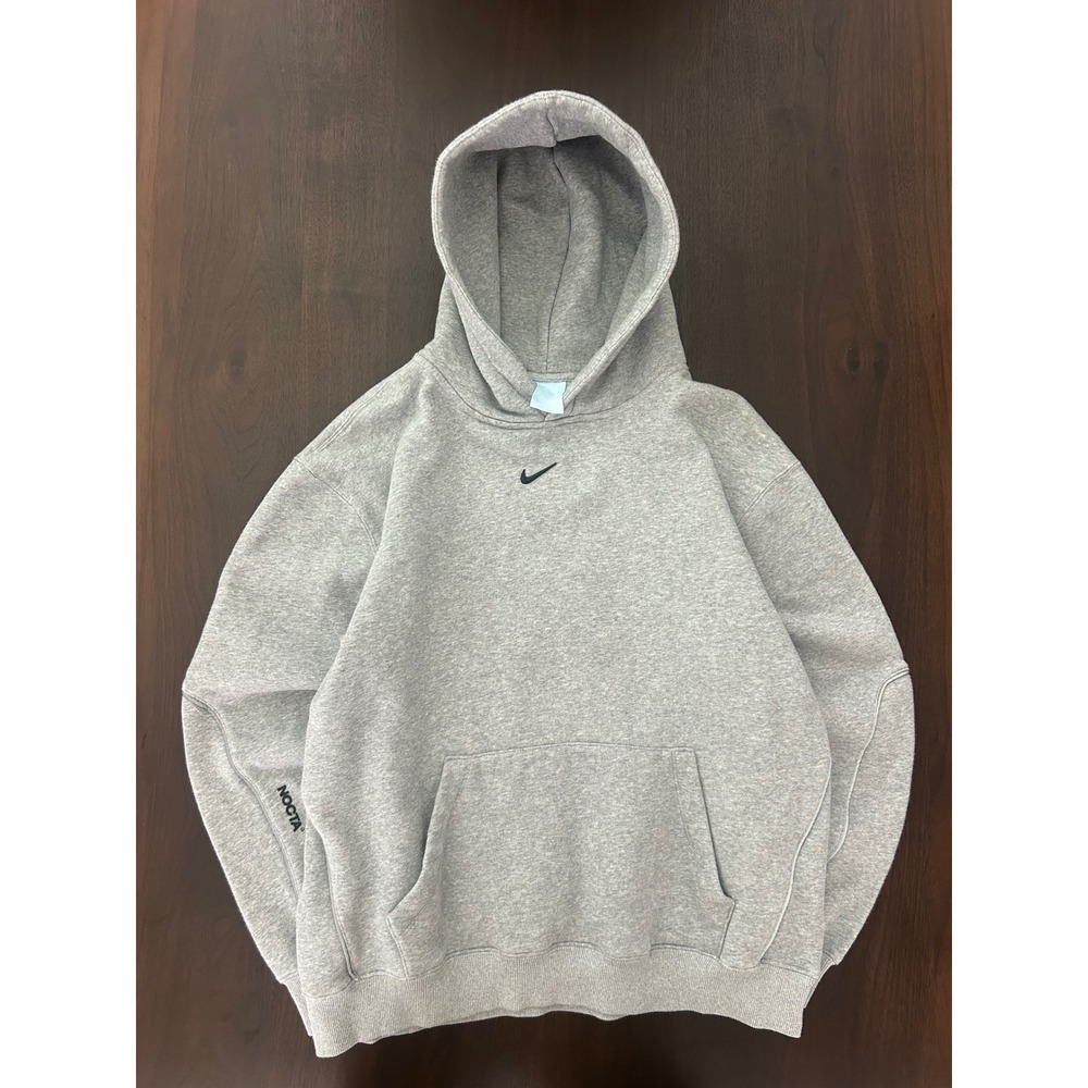 Nike x Drake NOCTA Cardinal Stock Hoodie Grey Heather DA3920-052 Mens Large